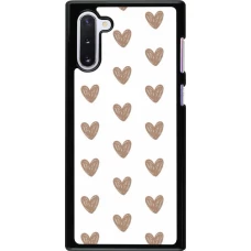 Coque Samsung Galaxy Note 10 - Autumn 2024 brown hearts