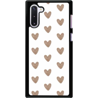 Coque Samsung Galaxy Note 10 - Autumn 2024 brown hearts
