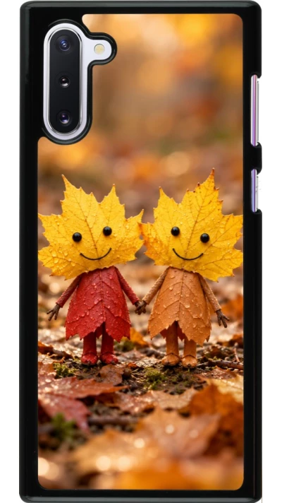Coque Samsung Galaxy Note 10 - Autumn 26 Couple of leaves