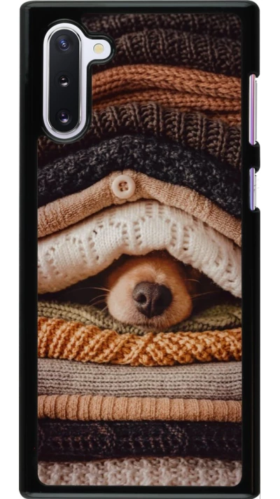 Coque Samsung Galaxy Note 10 - Autumn 26 Dog under the covers