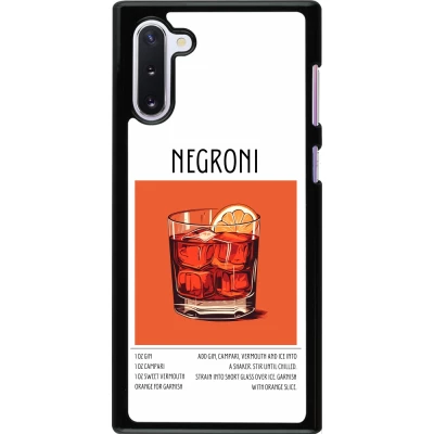 Samsung Galaxy Note 10 Case Hülle - Cocktail Rezept Negroni