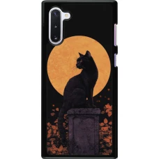 Samsung Galaxy Note 10 Case Hülle - Halloween 2026 Cat Art Nouveau