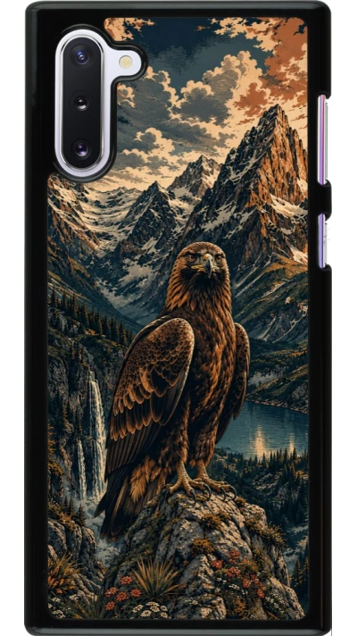 Coque Samsung Galaxy Note 10 - Linocut Aigle Royal
