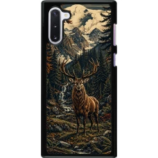 Samsung Galaxy Note 10 Case Hülle - Linocut Reh