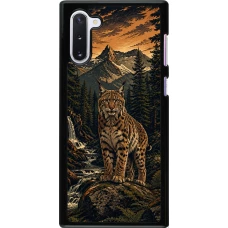 Coque Samsung Galaxy Note 10 - Linocut Lynx