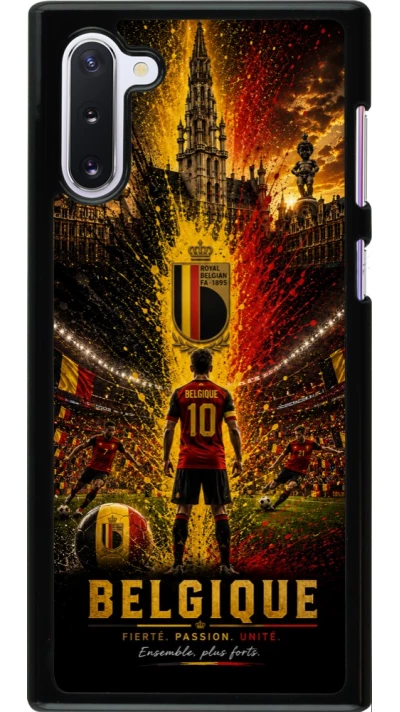 Samsung Galaxy Note 10 Case Hülle - Fussball Belgien splash 2026