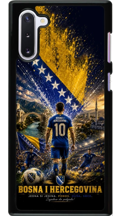 Samsung Galaxy Note 10 Case Hülle - Fussball Bosnien und Herzegowina splash 2026