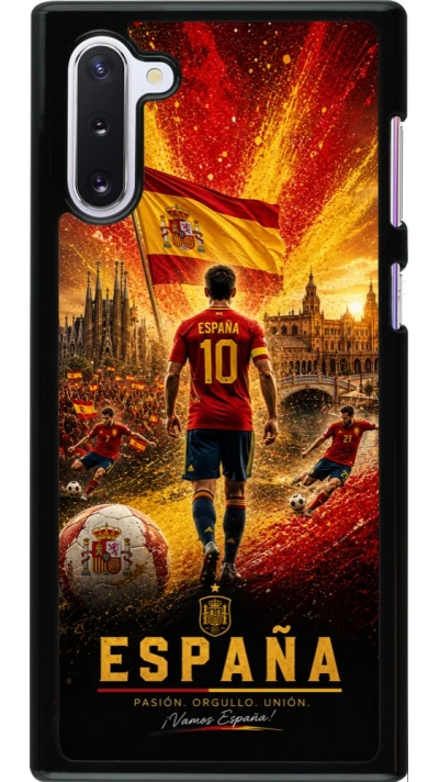 Samsung Galaxy Note 10 Case Hülle - Fussball Espanien splash 2026