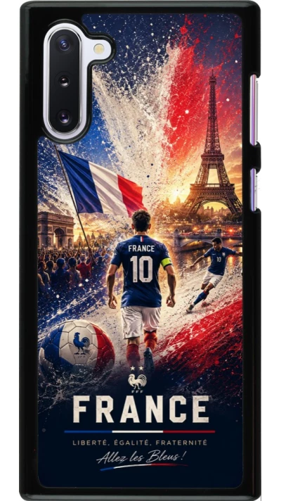Samsung Galaxy Note 10 Case Hülle - Fussball Frankreich splash 2026
