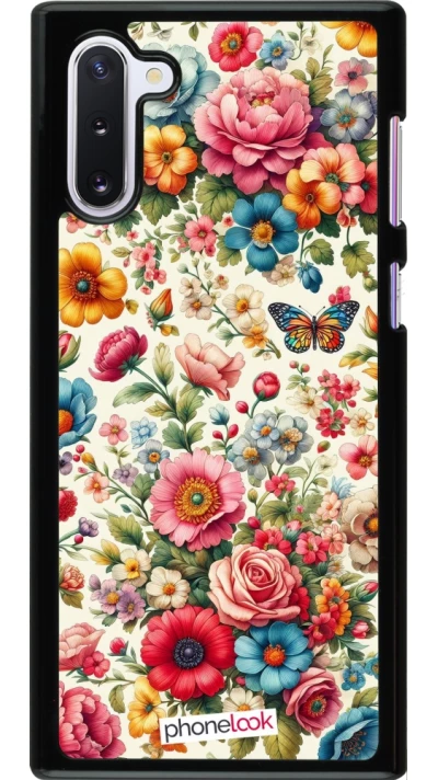 Samsung Galaxy Note 10 Case Hülle - Spring 25 fruehling bluetend