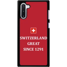 Samsung Galaxy Note 10 Case Hülle - Switzerland Great Since 1291