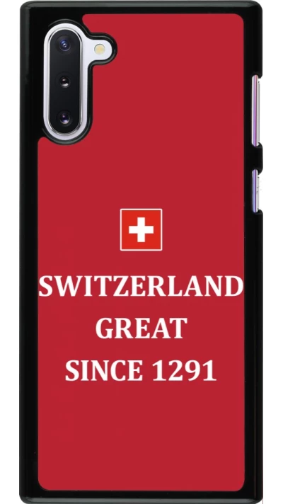 Samsung Galaxy Note 10 Case Hülle - Switzerland Great Since 1291