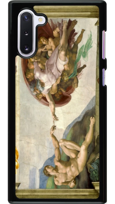 Coque Samsung Galaxy Note 10 - Tableau art - La Création d’Adam - Michel-Ange
