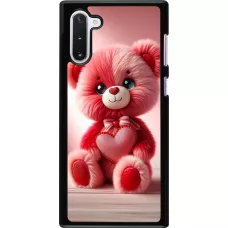 Samsung Galaxy Note 10 Case Hülle - Valentin 2024 Rosaroter Teddybär