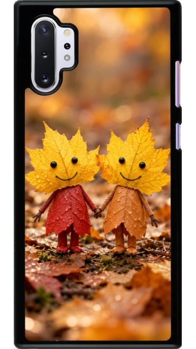 Samsung Galaxy Note 10+ Case Hülle - Autumn 26 Couple of leaves
