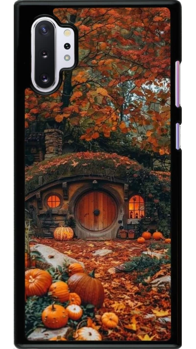 Samsung Galaxy Note 10+ Case Hülle - Autumn 26 Hobbit house