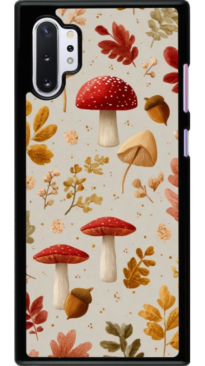 Samsung Galaxy Note 10+ Case Hülle - Autumn 26 Mushrooms and leaves