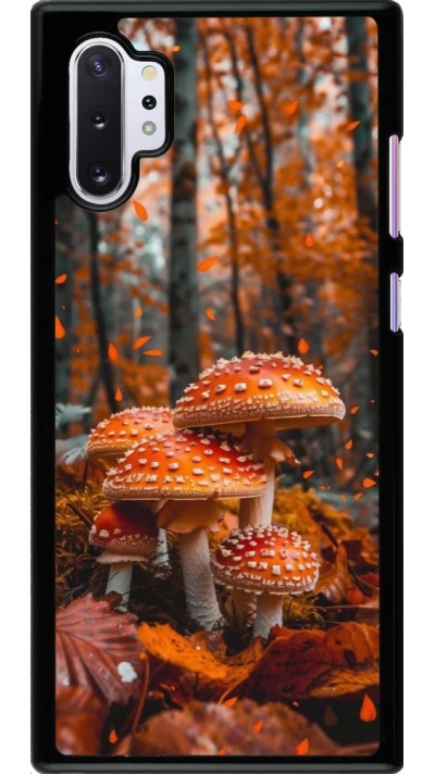 Samsung Galaxy Note 10+ Case Hülle - Autumn 26 Mushrooms in the woods
