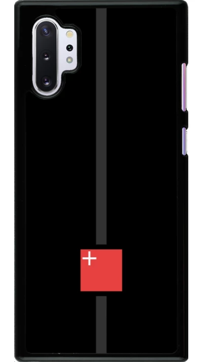 Samsung Galaxy Note 10+ Case Hülle - Kanton SZ schwarz