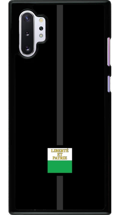 Samsung Galaxy Note 10+ Case Hülle - Kanton VD schwarz