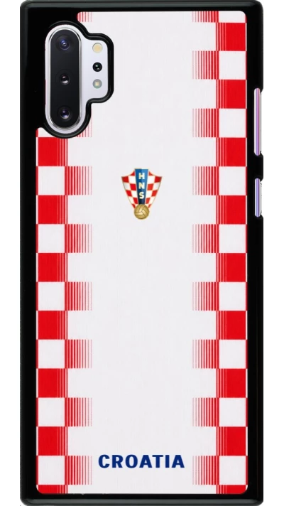 Samsung Galaxy Note 10+ Case Hülle - Kroatien 2026 personalisierbares Fussballtrikot