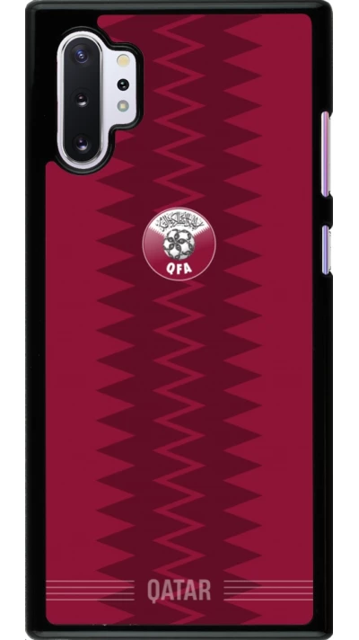 Samsung Galaxy Note 10+ Case Hülle - Qatar 2026 personalisierbares Fussballtrikot