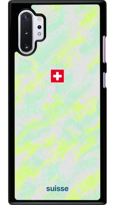 Samsung Galaxy Note 10+ Case Hülle - Schweiz Away 2026 personalisierbares Fussballtrikot