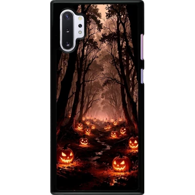 Coque Samsung Galaxy Note 10+ - Halloween 2025 Road of Terrifying Pumpkins