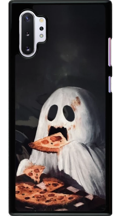 Samsung Galaxy Note 10+ Case Hülle - Halloween 2026 Ghost eating pizza