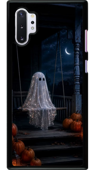 Samsung Galaxy Note 10+ Case Hülle - Halloween 2026 Ghost on a swing