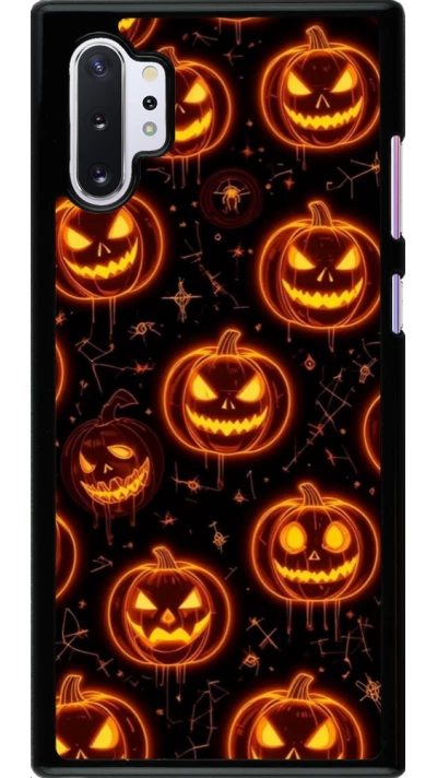 Samsung Galaxy Note 10+ Case Hülle - Halloween 2026 Pattern Pumpkins