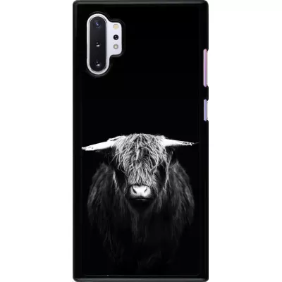 Coque Samsung Galaxy Note 10+ - Highland calf black