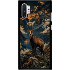 Samsung Galaxy Note 10+ Case Hülle - Linocut Gämse