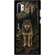 Samsung Galaxy Note 10+ Case Hülle - Linocut Wold