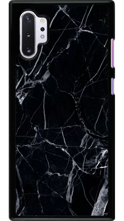 Coque Samsung Galaxy Note 10+ - Marble Black 01
