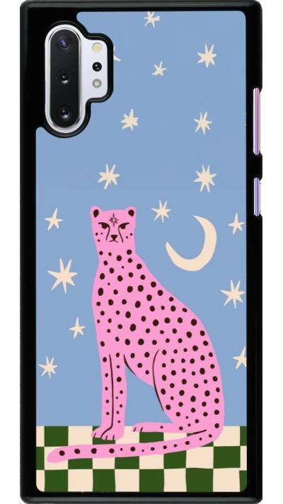 Samsung Galaxy Note 10+ Case Hülle - Pink leopard with stars 2026