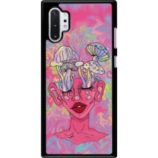 Samsung Galaxy Note 10+ Case Hülle - Psychedelic pink mushroom