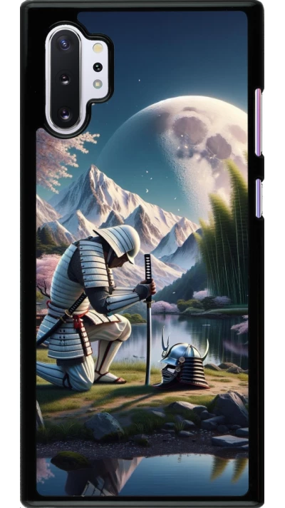 Samsung Galaxy Note 10+ Case Hülle - Samurai Katana Mond