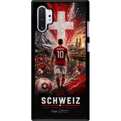 Coque Samsung Galaxy Note 10+ - Football Schweiz splash 2026