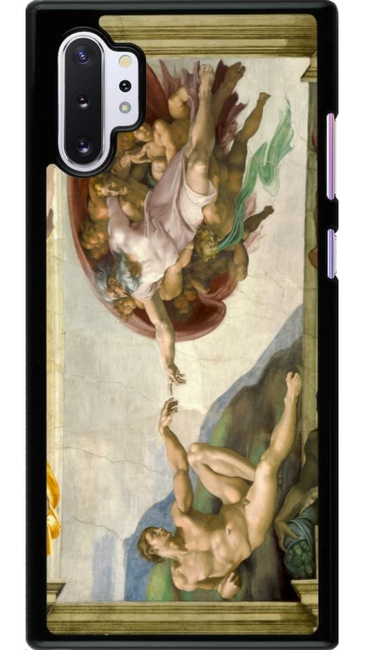 Samsung Galaxy Note 10+ Case Hülle - Kunstbild - Die Erschaffung Adams - Michelangelo