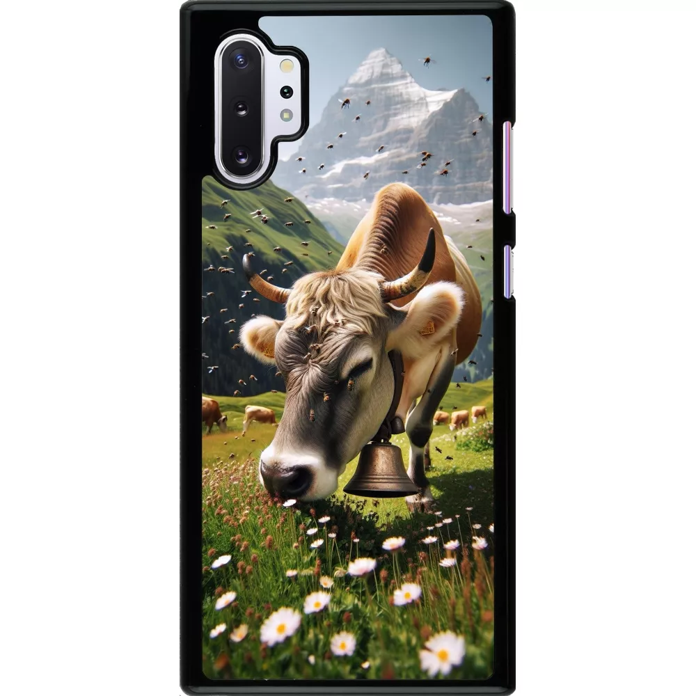 Coque Samsung Galaxy Note 10+ - Vache montagne Valais