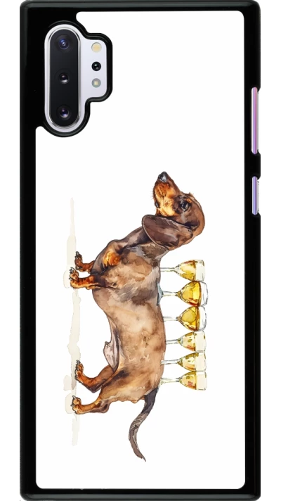 Samsung Galaxy Note 10+ Case Hülle - Wine Teckel