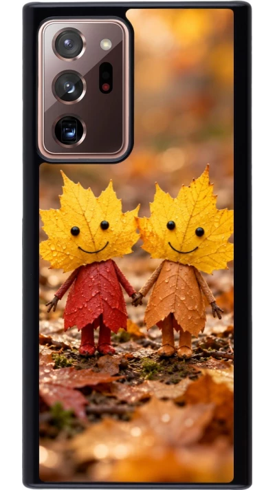 Coque Samsung Galaxy Note 20 Ultra - Autumn 26 Couple of leaves