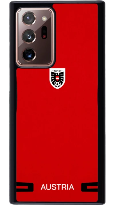 Samsung Galaxy Note 20 Ultra Case Hülle - O?sterreich 2026 personalisierbares Fussballtrikot