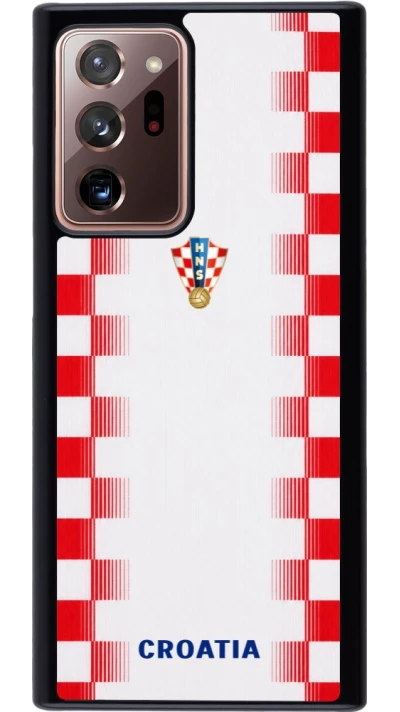 Samsung Galaxy Note 20 Ultra Case Hülle - Kroatien 2026 personalisierbares Fussballtrikot