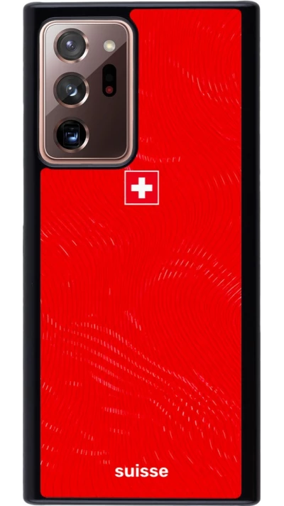 Samsung Galaxy Note 20 Ultra Case Hülle - Schweiz 2026 personalisierbares Fussballtrikot