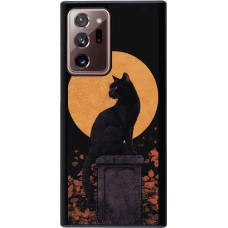 Coque Samsung Galaxy Note 20 Ultra - Halloween 2026 Cat Art Nouveau