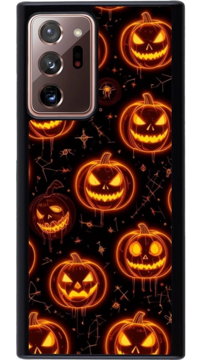 Coque Samsung Galaxy Note 20 Ultra - Halloween 2026 Pattern Pumpkins