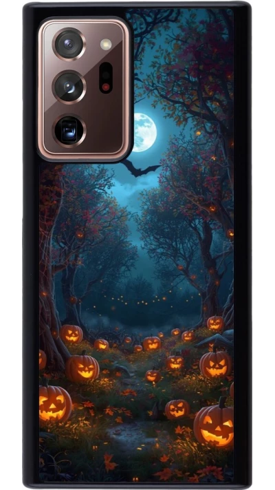 Coque Samsung Galaxy Note 20 Ultra - Halloween 2026 Road of Pumpkins