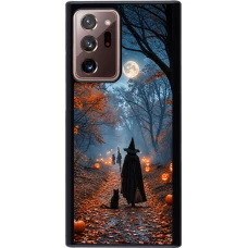 Coque Samsung Galaxy Note 20 Ultra - Halloween 2026 Witch with a cat